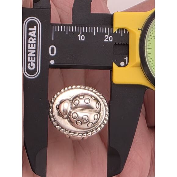 BARRY KIESELSTEIN CORD STERLING SILVER 925 LADYBUG RING SIZE 6 - Picture 12 of 16